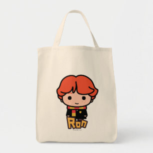 Bolsa Tote Arte do Personagem Desenho do Ron Weasley