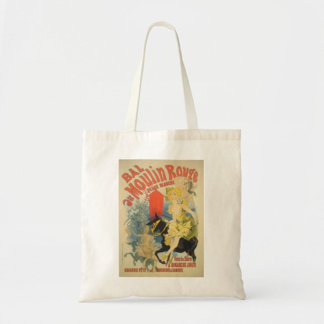 Bolsa Tote Arte do poster de Toulouse Lautrec (Frente)