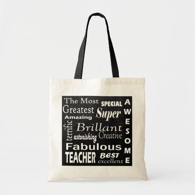 Bolsa Tote Arte do Subway para Professores (Frente)