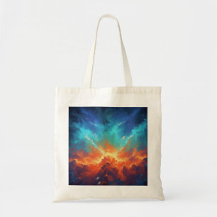 Bolsa Tote Arte Espacial de Galáxia Abstrata Nebulosa Cósmica