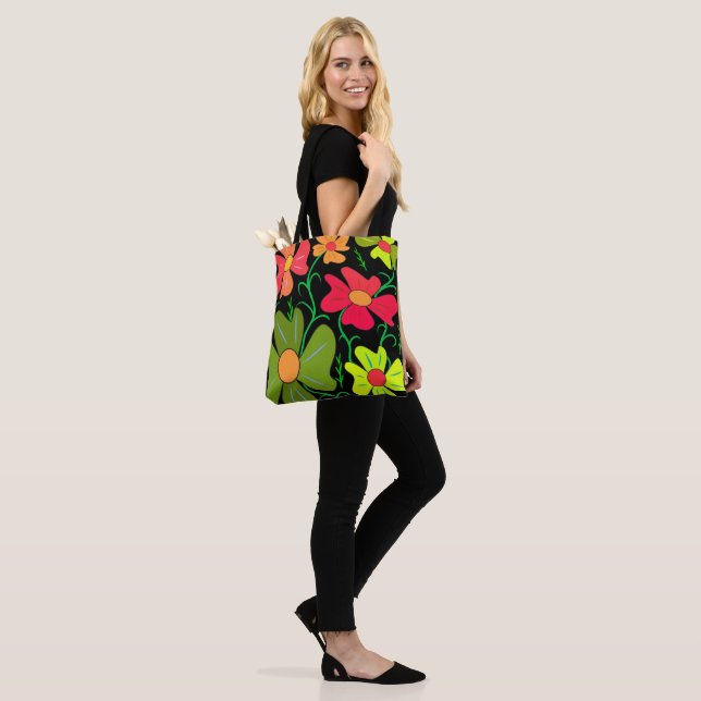 Bolsa Tote Arte floral (No(a) Modelo)