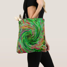 Arte Floral Abstrata e Legal em Verde Lima e Preto