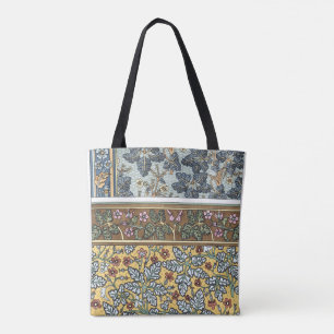 Bolsa Tote Arte Floral Antigo Novo Flores de Gerânio Selvagem