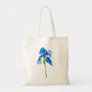 Bolsa Tote Arte floral floral moderna Iris