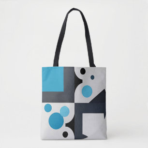Bolsa Tote Arte Geométrica Abstrata Moderna