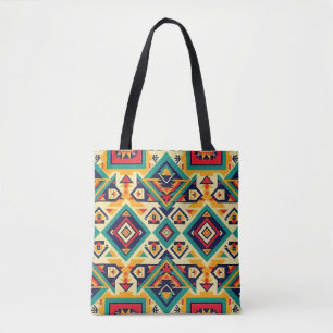 Bolsa Tote Arte Geométrica Aztec