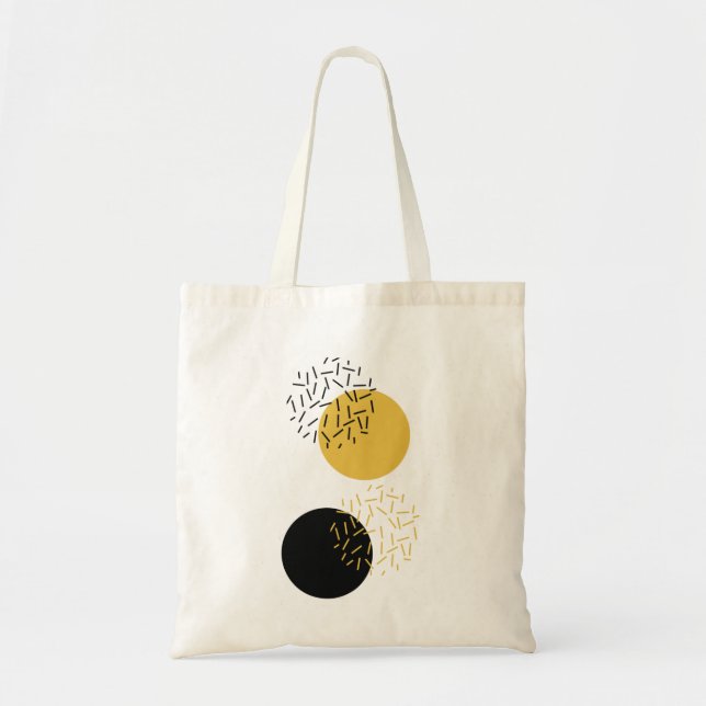 Bolsa Tote Arte geométrica urbana simples, moderna e moderna (Frente)