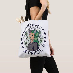 Bolsa Tote Arte Gótica alternativo Não é uma Fase