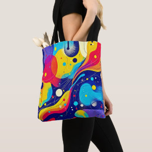 Bolsa Tote Arte Joyful Energy Flow