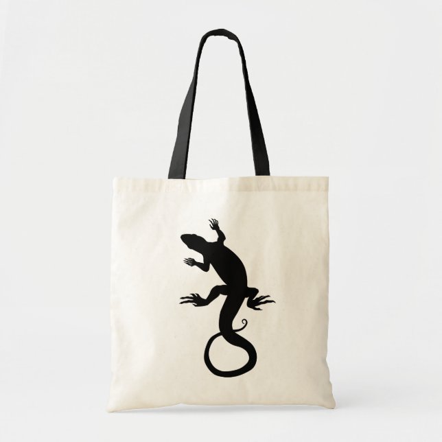 Bolsa Tote Arte Lizard Tote Bag Retro Retro Arte (Frente)