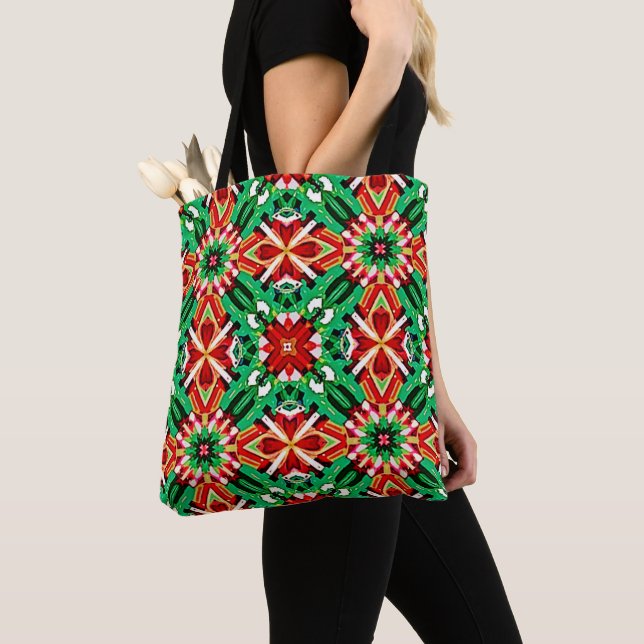 Bolsa Tote Arte Mandala Sonho Caleidoscópio (Close Up)