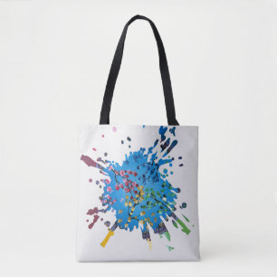 Bolsa Tote Arte manual - A Roda de Flores