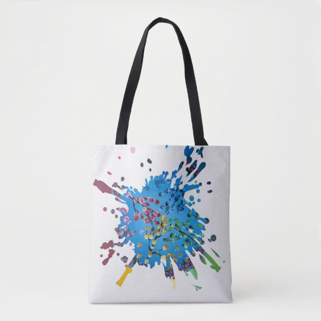 Bolsa Tote Arte manual - A Roda de Flores (Frente)