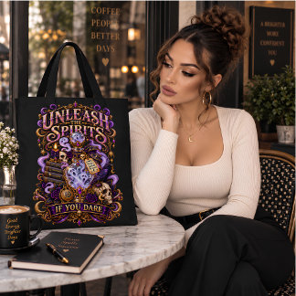Bolsa Tote Arte Místico de Poção de Apotecário Witchy