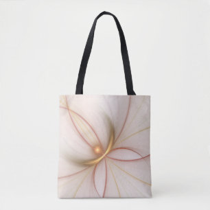Bolsa Tote Arte moderna abstrata do Fractal nobre do cobre e