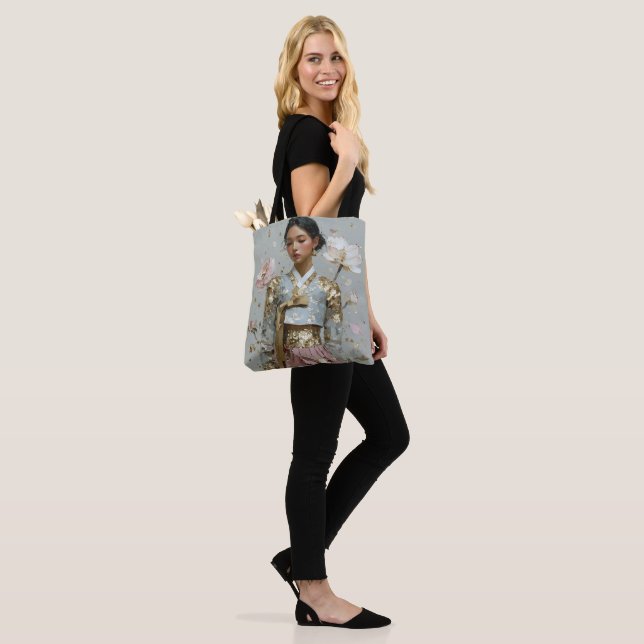 Bolsa Tote Arte Moderna de Hanbok de Metal (No(a) Modelo)