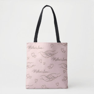 Bolsa Tote Arte Moderna Personalizada para Dia das Mães
