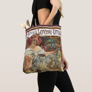 Bolsa Tote Arte Nova Antiga, Biscoitos por Alphonse Mucha