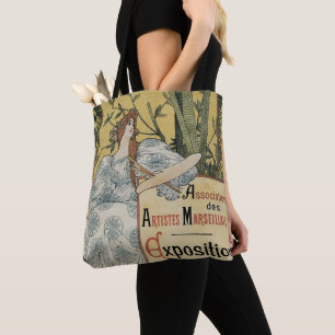 Bolsa Tote Arte Nova Antiga, Exposição de Belas Artes