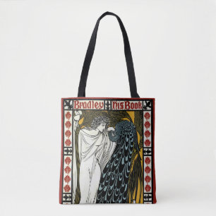 Bolsa Tote Arte Nova Antiga, O Beijo por William Bradley