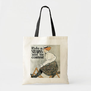 Bolsa Tote Arte Nova Antiga, Pedale em Bicicletas Sterns