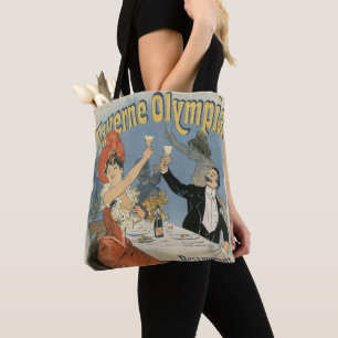 Bolsa Tote Arte Nova Antiga, Restaurante Taverne Olympia