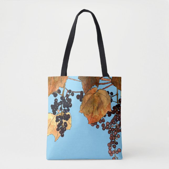 Bolsa Tote Arte Nova Uvas Congeladas (Frente)