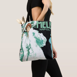 Bolsa Tote Arte Nova Vintage, Moda Italiana, Mulheres Elegant
