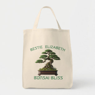 Bolsa Tote Arte Orintal Bonsai Japonesa Personalizada