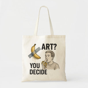 Bolsa Tote Arte ou Snack? Debate sobre a Banana