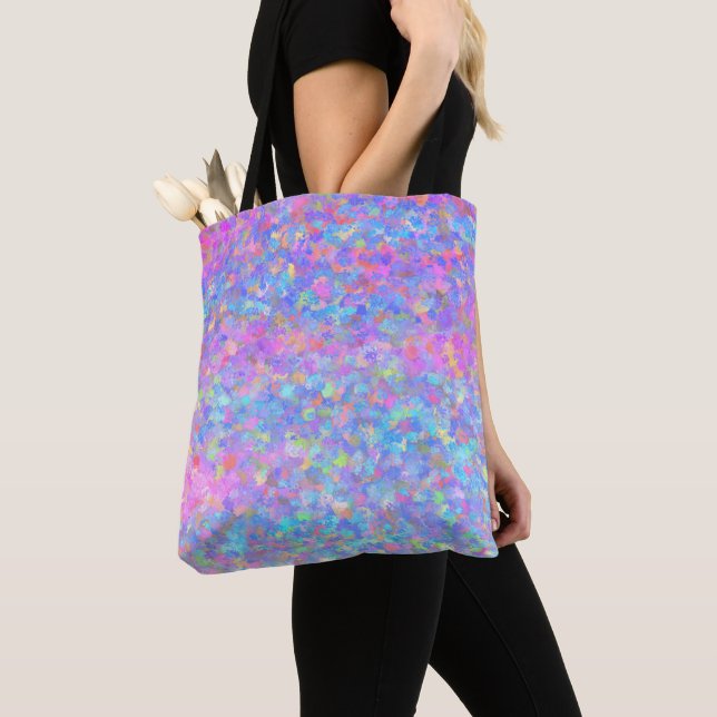 Bolsa Tote Arte ponto multicolor (Close Up)