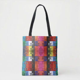 Bolsa Tote Arte pop nº1 de Yeshaya Dank - unidade e harmonia