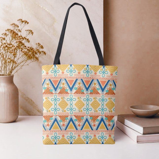 Bolsa Tote Arte Popular Ensolarado  (Criador carregado)