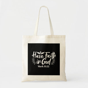 Bolsa Tote Arte Religiosa: Tenha fé na Design das Escrituras 