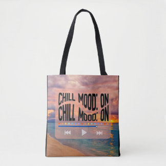 Bolsa Tote Arte Retro de Praia com Humor Relaxado