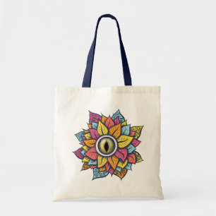 Bolsa Tote Arte surreal estranha do divertimento colorido da