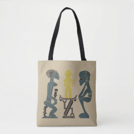 Bolsa Tote Arte tribal abstrato africana