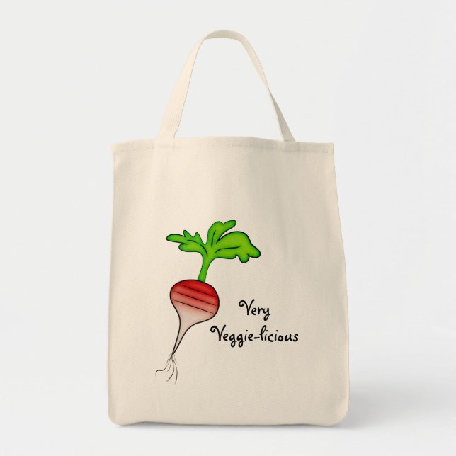 Bolsa Tote Arte Vegetal Muito Veggie (Frente)