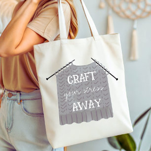 Bolsa Tote Artesanato seu estresse.