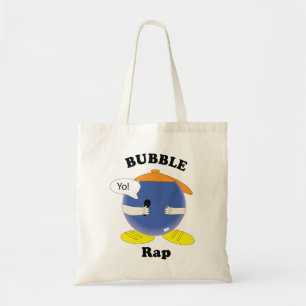 Bolsa Tote Artista de desenho animado fofo dizendo “Yo!” Músi
