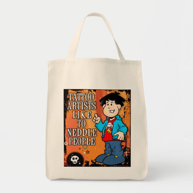 Bolsa Tote Artista do tatuagem (Frente)