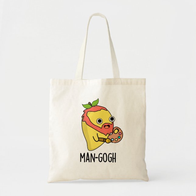 Bolsa Tote Artista Engraçado Mango Pun (Frente)