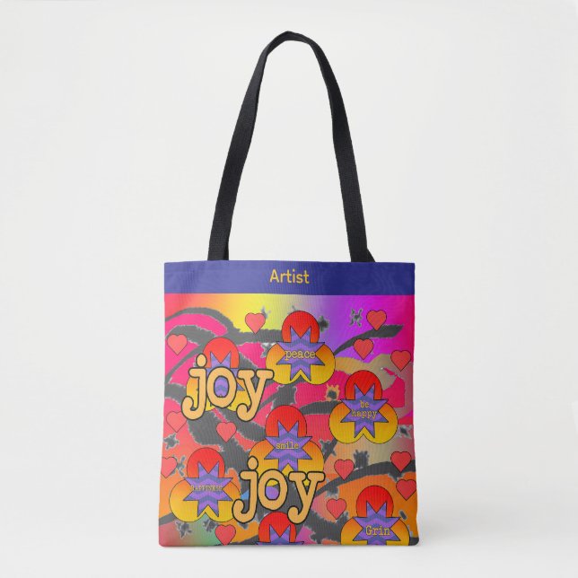 Bolsa Tote Artista Joy Fun (Frente)