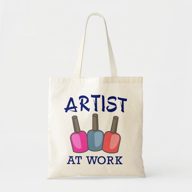 Bolsa Tote Artista no Trabalho (Frente)
