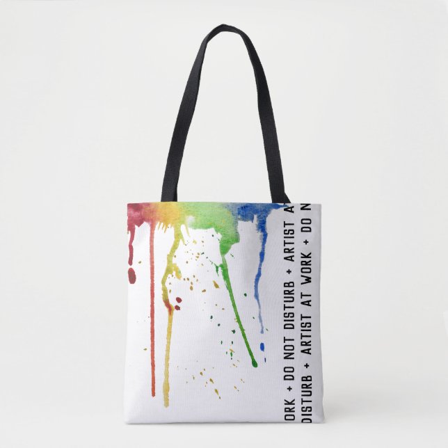 Bolsa Tote Artista No Trabalho (Frente)