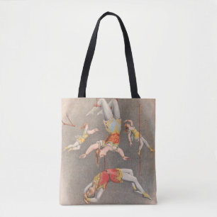 Bolsa Tote Artistas De Trapeze Machos E Mulheres