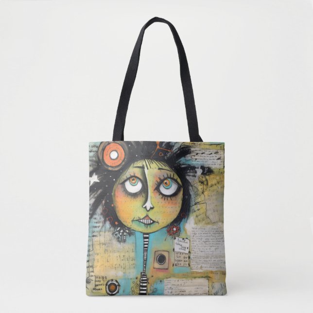 Bolsa Tote ArtLady 19 Encantadora e angustiado (Frente)