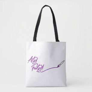 Bolsa Tote ARTSY FARTSY PAINTBRUSH por Jeff Willis Art