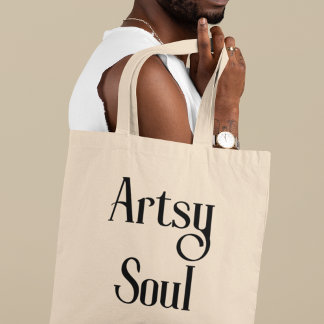 Bolsa Tote Artsy Soul Criativo Legal Artista Presente