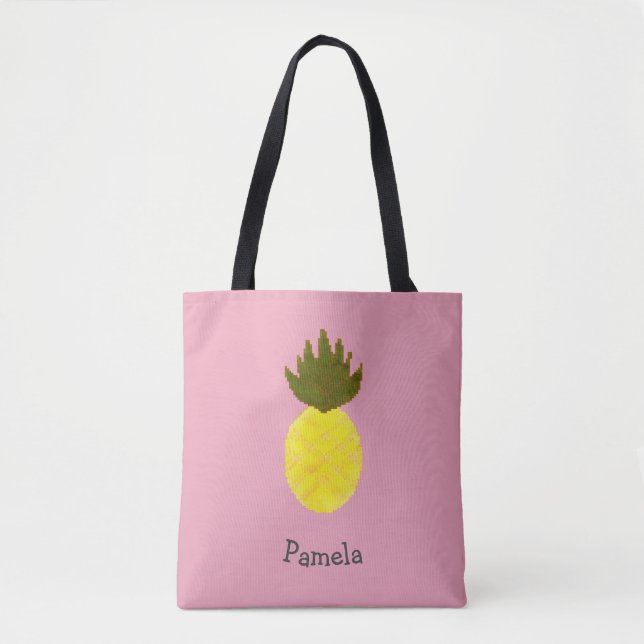 Bolsa Tote Artsy Summertime Pineapple (Frente)